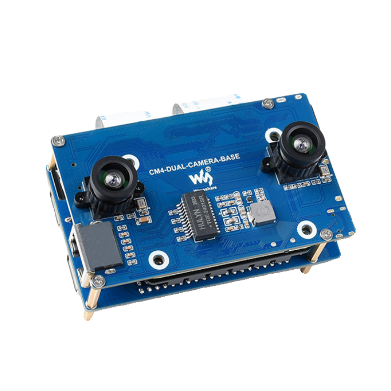 Raspberry Pi Compute Module 4 Dual Camera Board - Hot Raspberry PI CM4 Binocular Vision