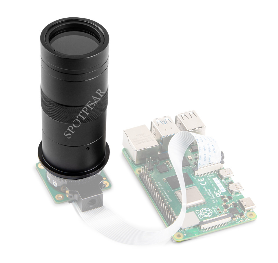 Raspberry Pi Hq Camera Microscope Lens - Raspberry Pi Camera Module 100X Industrial