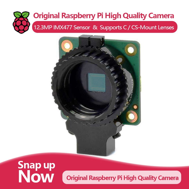 Raspberry Pi Global Shutter Camera Imx296 - Original Raspberry Pi High Quality Camera,